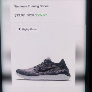 Nike Free RN Flyknit Running Shoe Women’s size 10